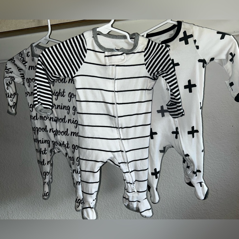 Cloud Island sleepers - set of 3 - newborn